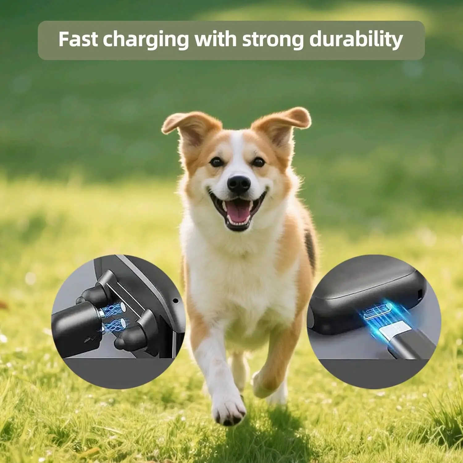 Зарядное устройство для ошейников-антилайнеров для собак, замена для ошейников JugbowDelupetYawpet, кабель для зарядки 2-в-1 USB-C и магнитный кабель для собак (art.: 3920da9fefcd0) - 3920da9fefcd0
