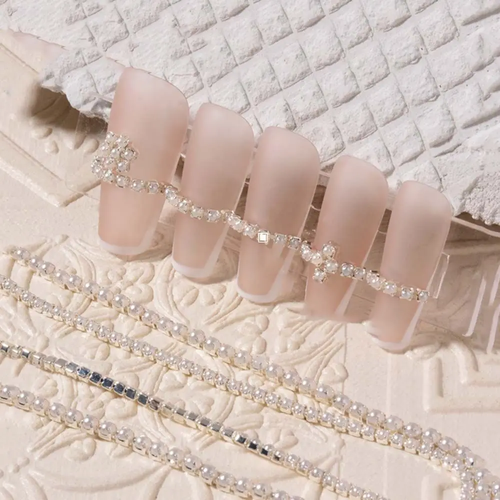 

Japanese-style Claw Diamond Chain Super Flash 3D Light Luxury Metal Diamond Jewelry DIY Handmade Nail Decoration Chain