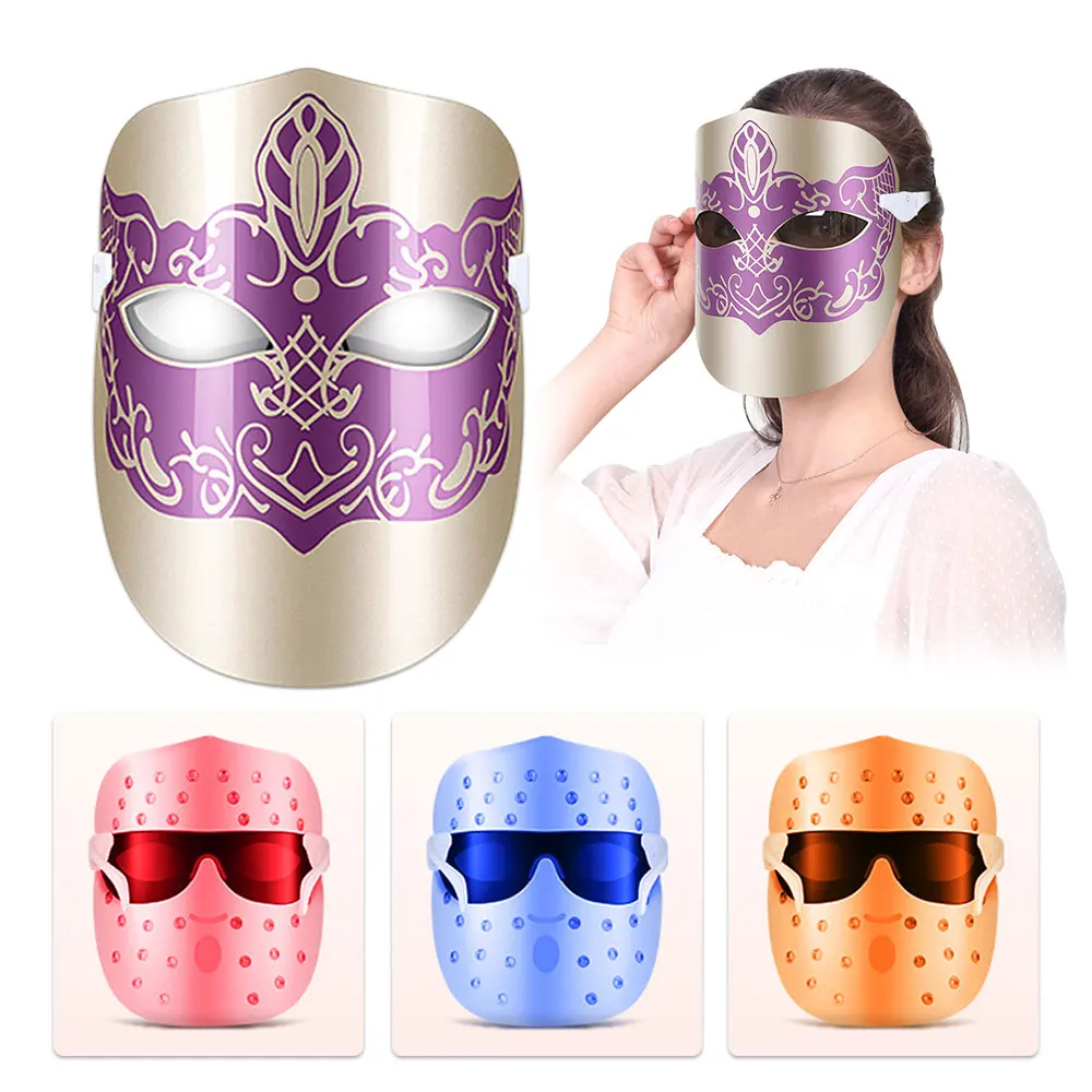 

Led Face Mask Light Therapy Skin Rejuvenation Radiofrequency Microcurrent Massager Anti Aging Skin Tightening Wrinkles Led Mask