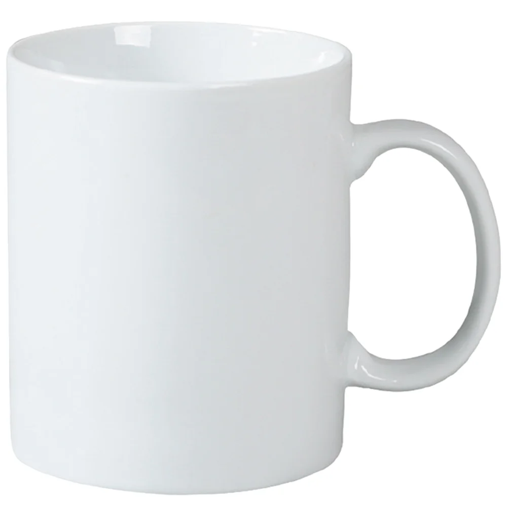 

Mug Ceramic Mugs Coffee Cup White Porcelain Tea Handle Cups Blank Drinking Hotplain Diy Bulkpainting Smoothie British