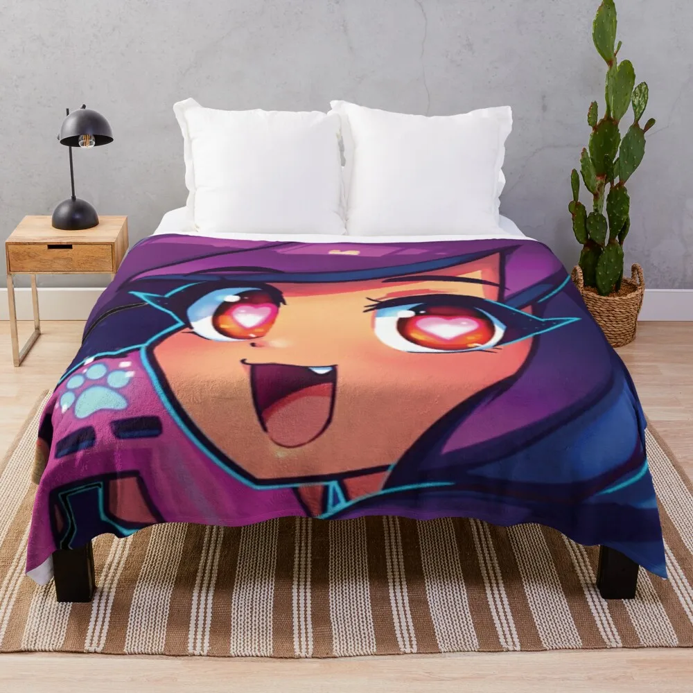 

Aphmau with video game Throw Blanket Fleece