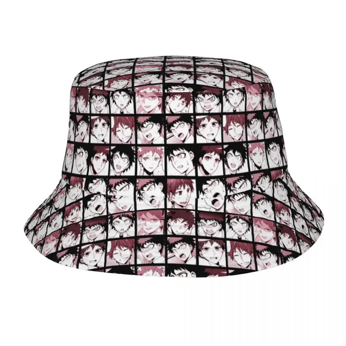 Hajime Manga Bob Hat Spring Picnic Headwear Merch Danganronpa Anime Fisherman Hat for Outdoor Woman Bob Hat Foldable