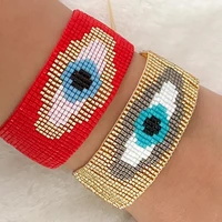 rttooas mostacillaa miyuki delica seed beads charm bracelet for women evil eye bracelet hamsa handmade braided bangles jewelry