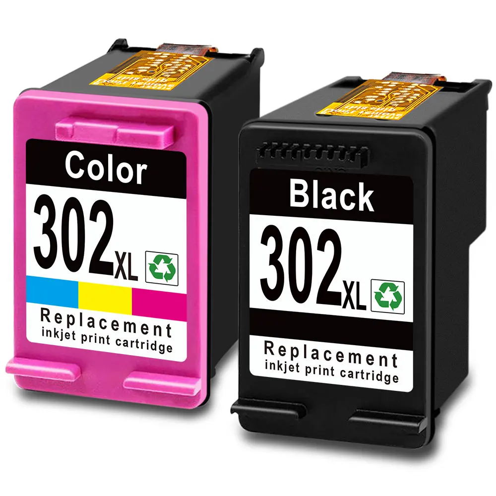 ShinColor for deskjet hp Printer 302xl HP 302 XL Ink Cartridge for HP Deskjet 2130 ENVY 4520 Officejet 4650 Deskjet 3630 Printer