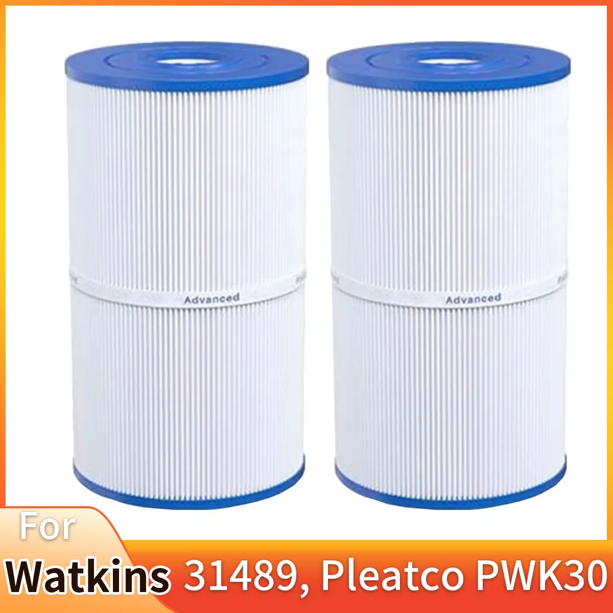 Фото спа-фильтр для C-6430 Watkins 31489, Pleatco PWK30, Filbur FC-3915, P/ n0969601, спа-фильтр может заменить №1