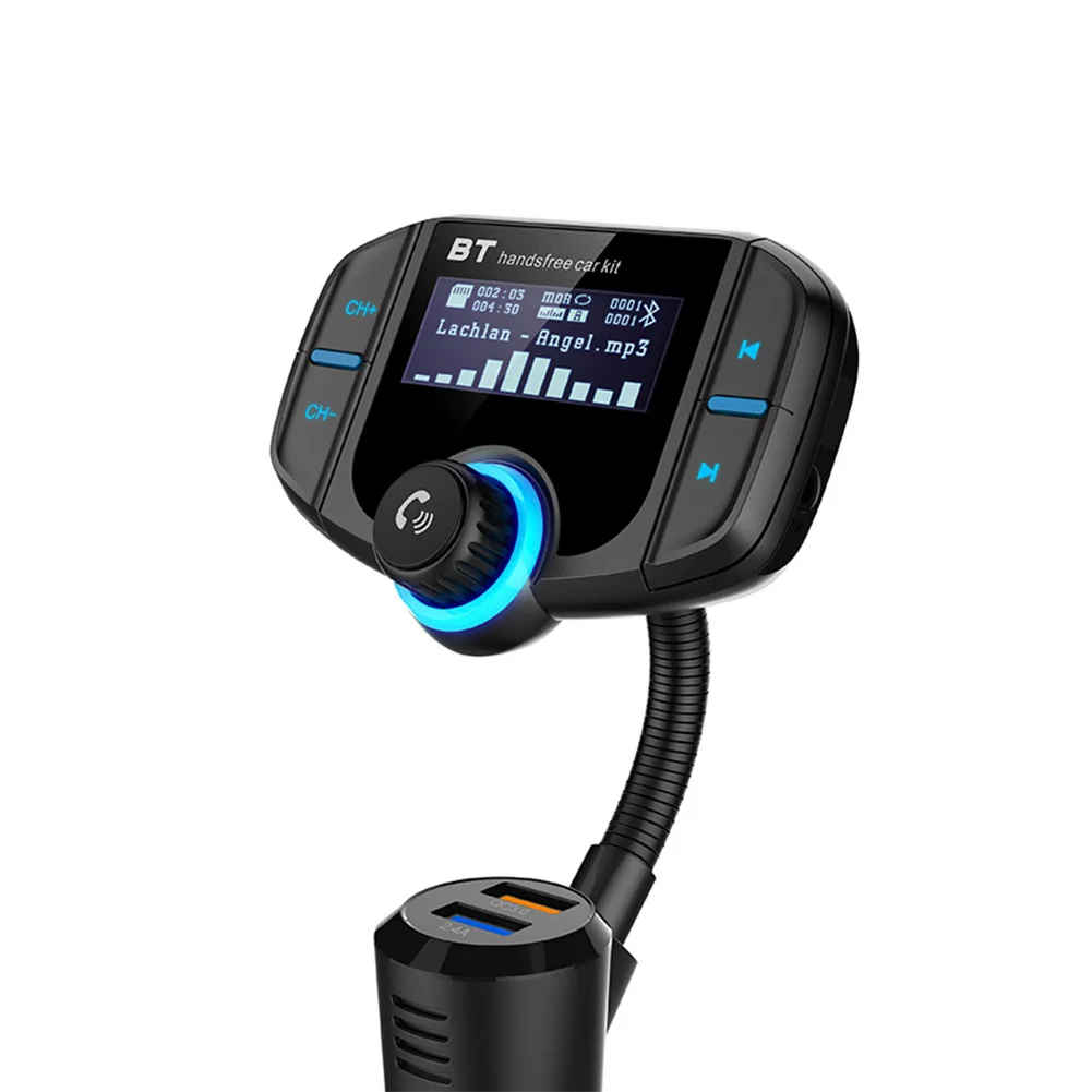 

High-quality FM Transmitter 1.7-inch LCD Backlight Display 12-24V Input