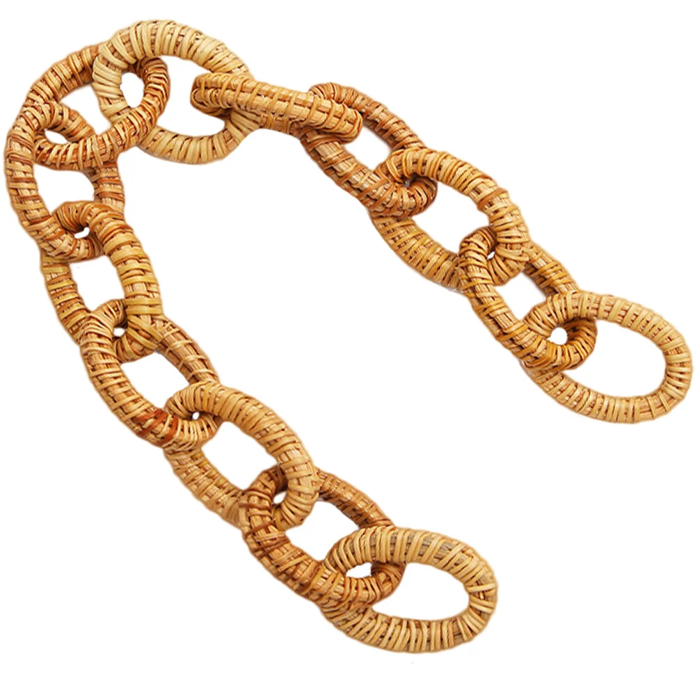 

Rattan Chain Woven Link Decor Decorative Hanging Craft Wall Rustic Vintage Home Knot