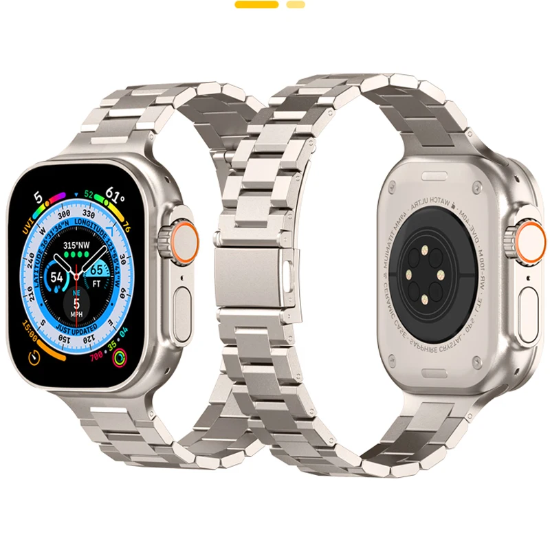 

Metal Strap Band For Apple Watch Ultra Band 49mm 41mm 40mm 45mm 44mm 40 41 Luxury Designer Bracelet iwatch Series 3 4 5 6 SE 7 8