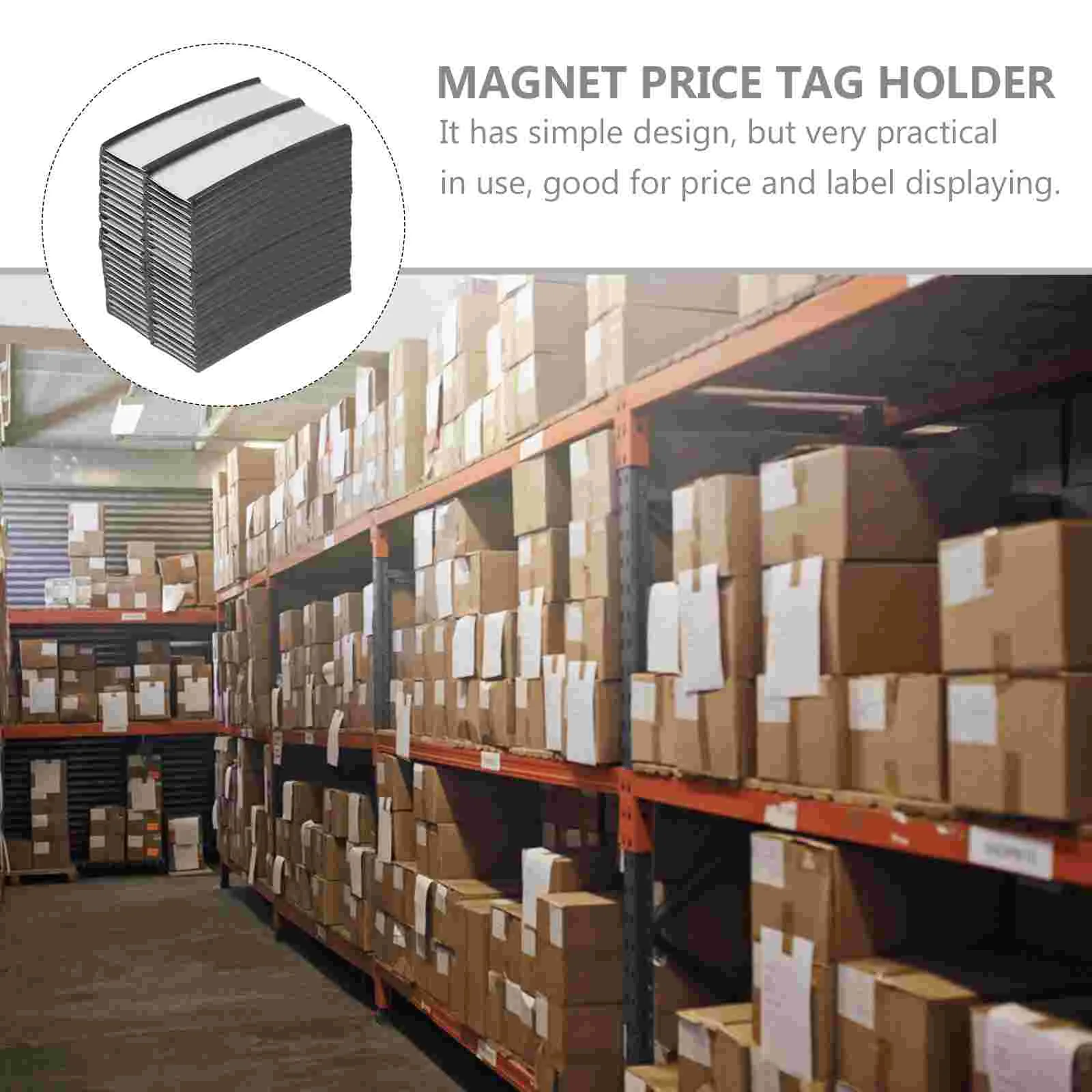 50 шт. держатель для этикеток дисплей цены магнитный зажим бирки супермаркета