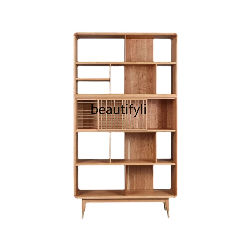 

Скандинавский низкий книжный шкаф с деревянным полом, шкафчик с деревянным обзором, боковой шкаф для кабинета, комбинированный шкаф для хранения, входной шкаф