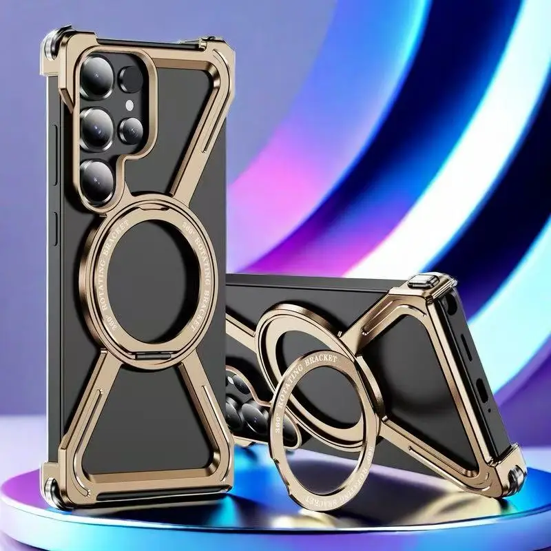 Металлический магнитный металлический держатель для телефона Samsung Galaxy S24Ultra S25Ultra
