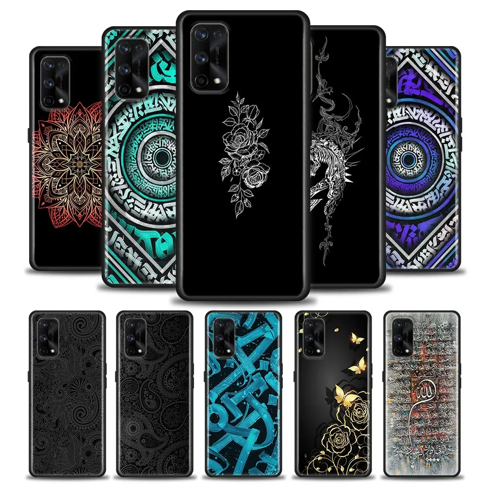 

Phone Case for Realme 5 6 7 7i 8 8i 9i 9 XT GT GT2 C17 Pro 5G SE Master Neo2 TPU Case Cover Pokras Lampas Typograpy Art Graffiti