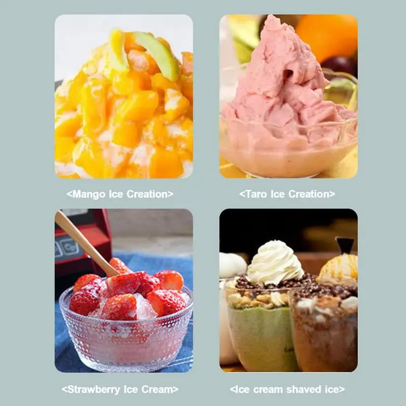 Дробилка для льда домашнего использования ручная Съемная Бритва дробленого с