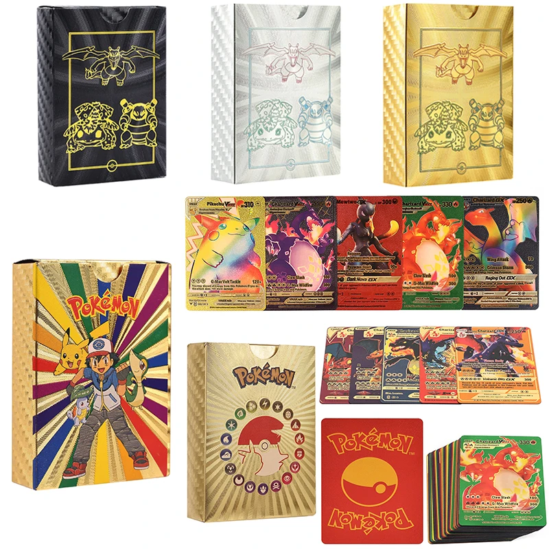 

9/27/55 Pcs Pokemon Cards English Vmax GX Energy Cards Collection Rare Series Combat Coach Card Children's Toys Holiday Gifts