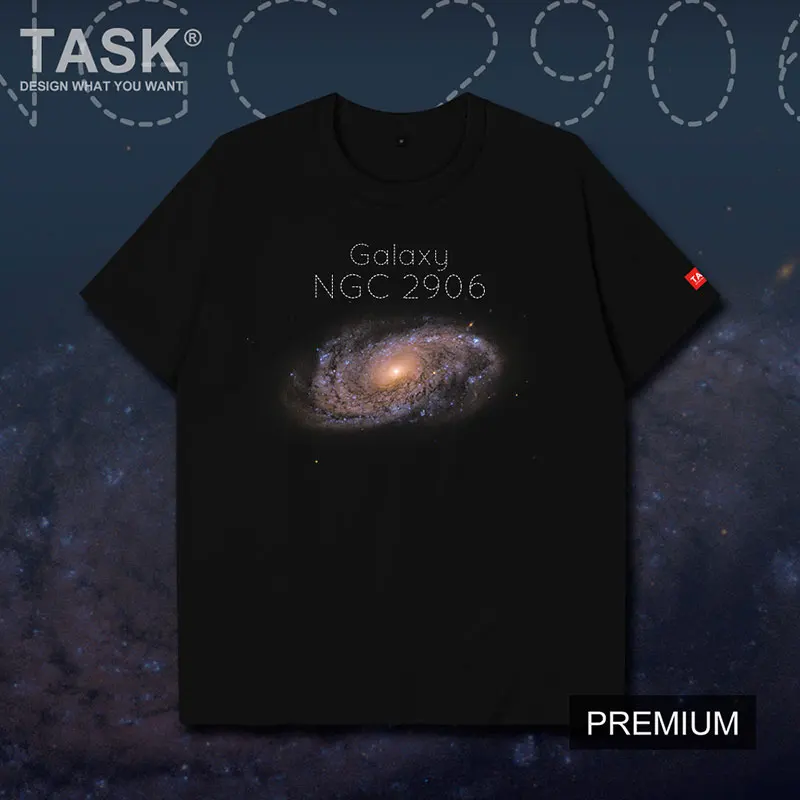 

NGC2906 Spiral Galaxy Cosmic Astronomy Leo T-Shirt 100% Cotton O-Neck Summer Short Sleeve Casual Mens T-shirt Size S-3XL