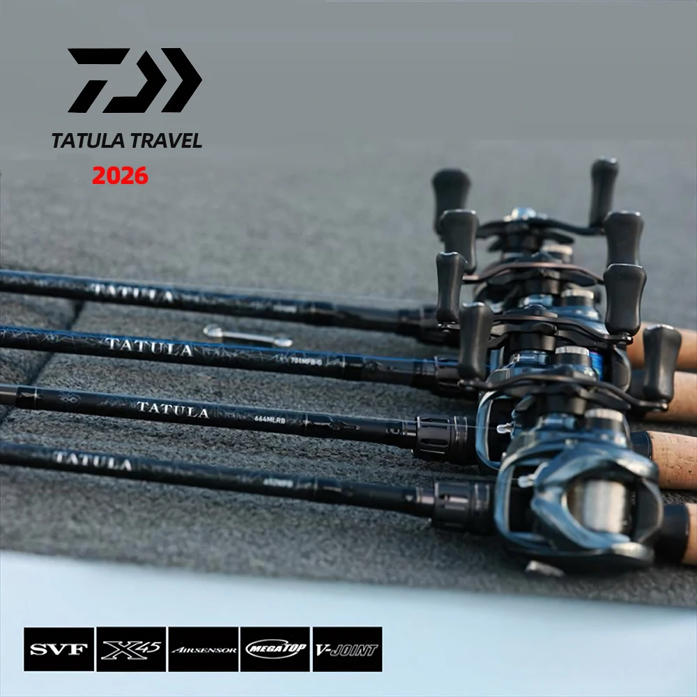 Фото Удилище DAIWA 26 TATULA TRAVEL 4S для спиннинговой/кастинговой ловли, быстрого действия, из углеродного волокна, для морской и пресной воды. №1
