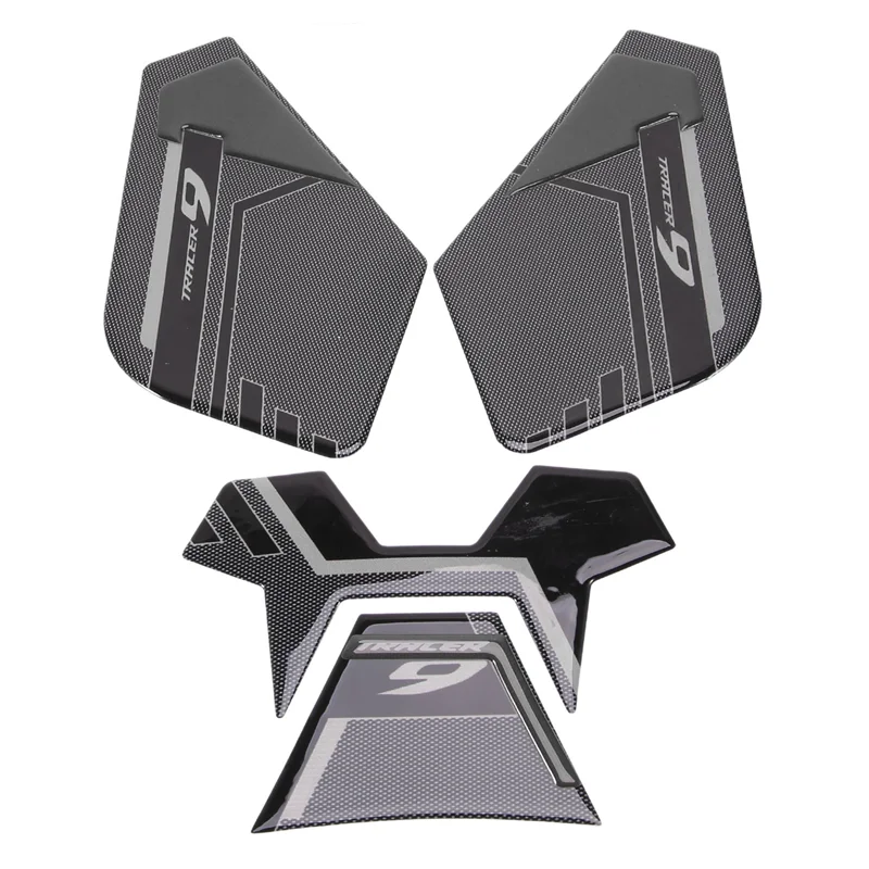 

Motorcycle Non-Slip Side Fuel Tank Protection Pad Sticker for Yamaha Tracer 9 GT 9GT Tracer9 2021 2022-(Grey)