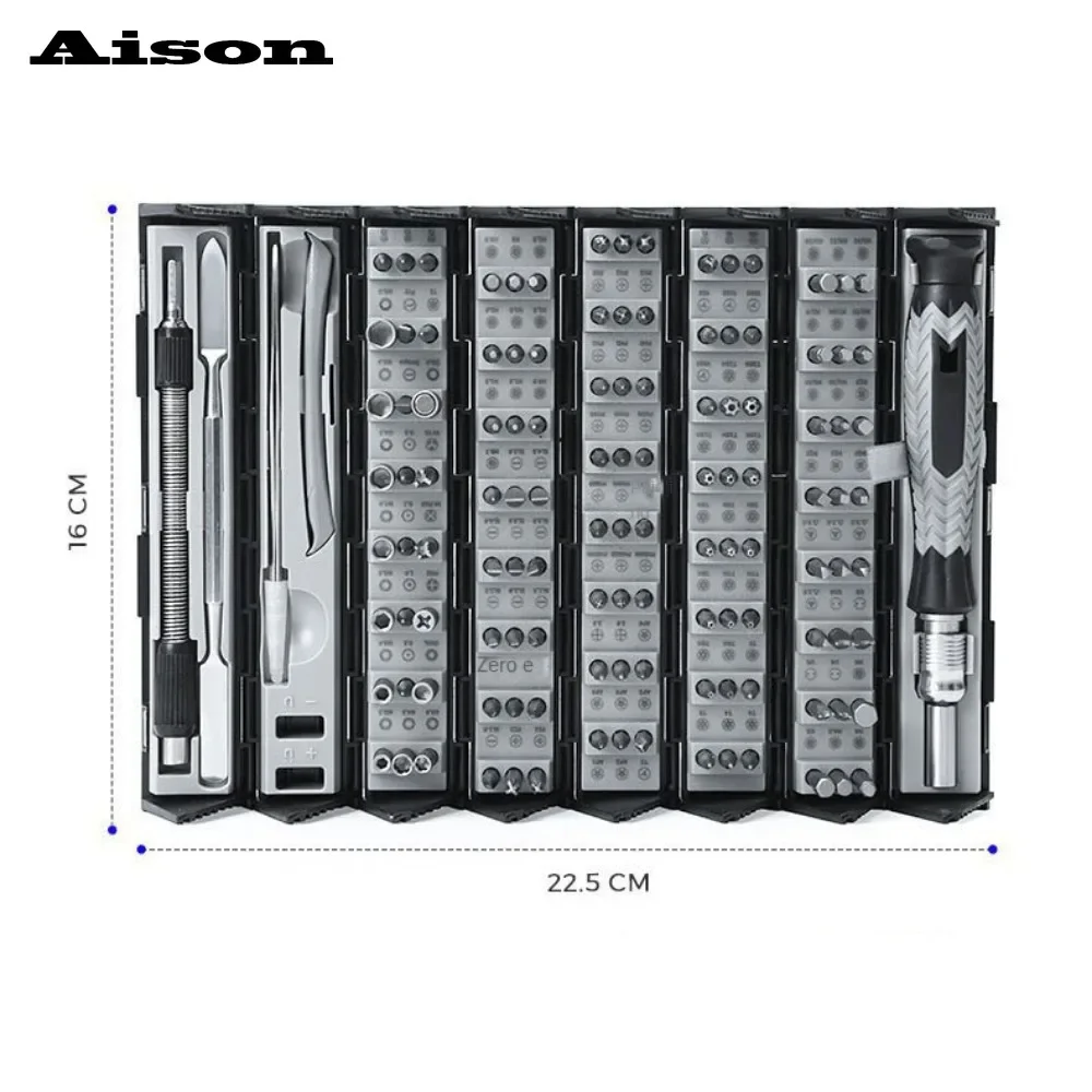 Многофункциональный набор прецизионных отверток 126 в 1 ручной инструмент