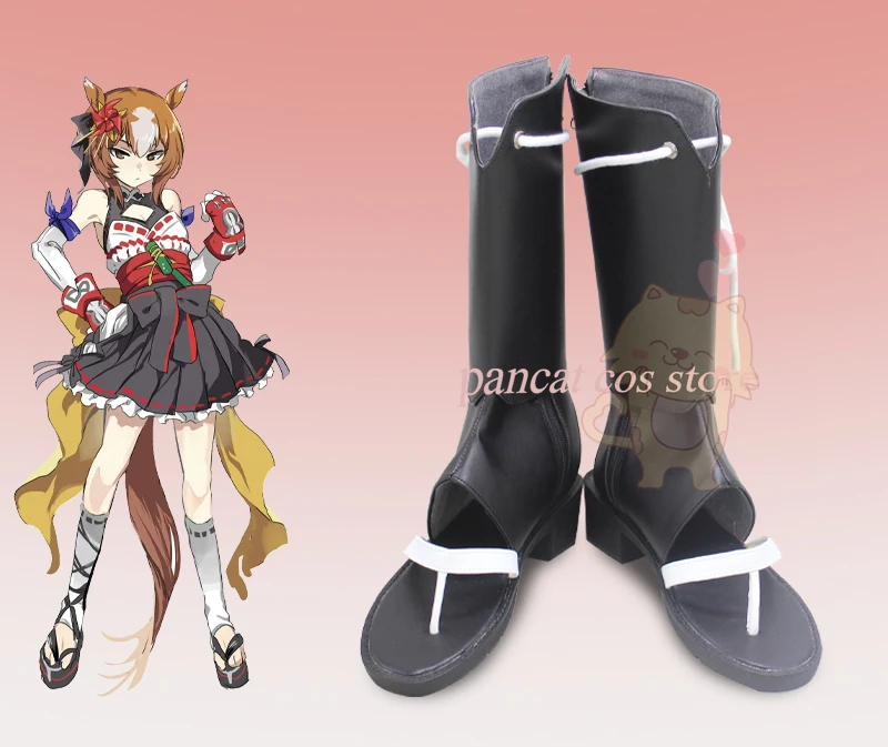 

Pretty Derby Yaeno Muteki Cosplay Shoes Comic Anime Game Cos Long Boots Cosplay Costume Prop Shoes for Con Halloween Party