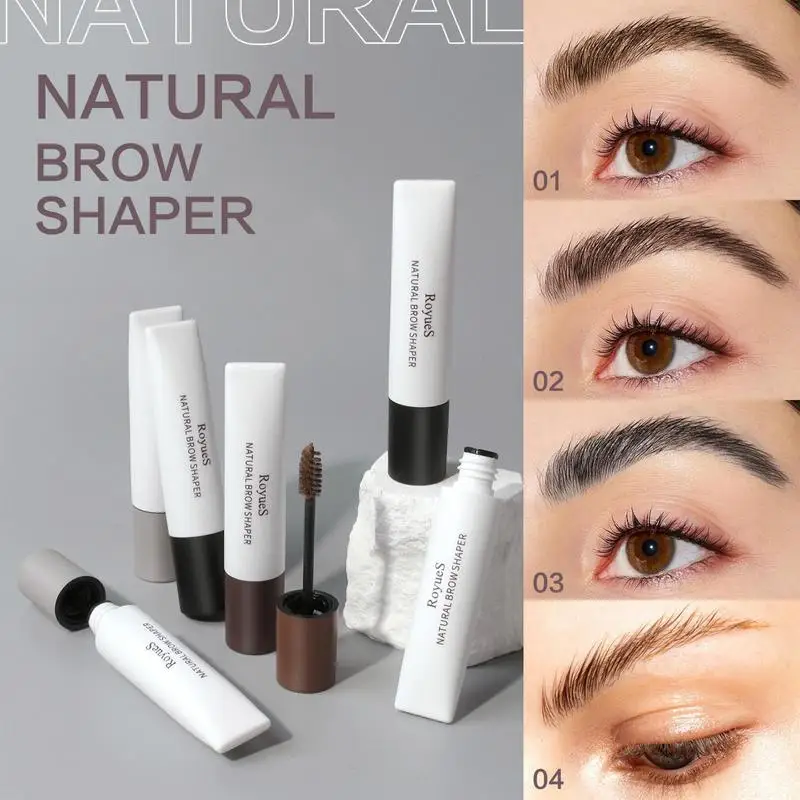 

Natural Eyebrow Cream Long-Lasting Waterproof Eyebrows Gel Volumizing Instant Drying Mascara Glowing Brightening Eyebrow Tool