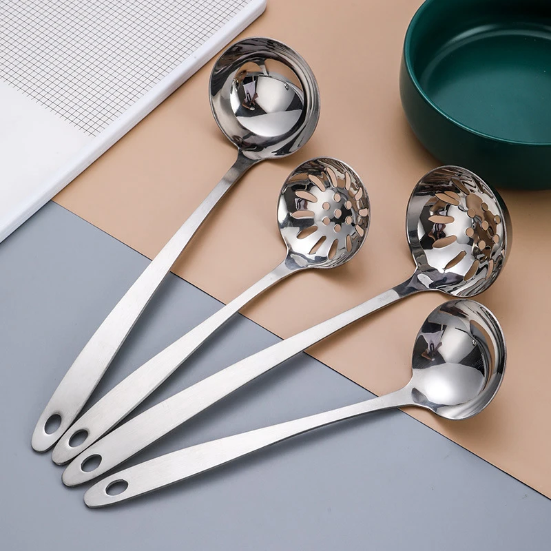 1 шт. ложка для фондю из нержавеющей стали с длинной ручкой