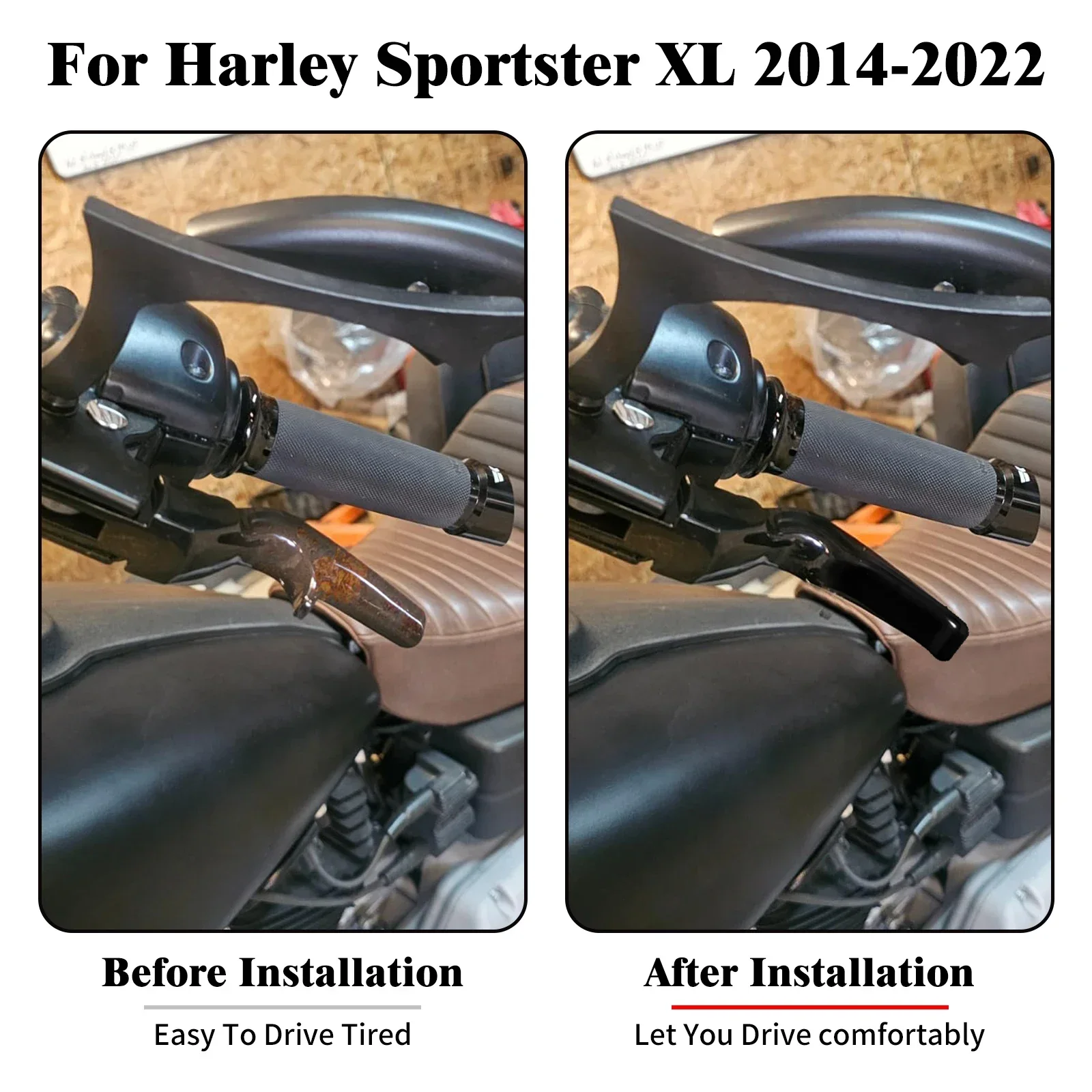 Мотоциклетные короткие рычаги тормозной муфты 1 дюйм 25 мм руля для Harley Sportster XL 883