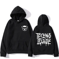 technoblade never dies hoodie kids dream smp game anchor print sweatshirt long sleeve tops boys clothes casual girls hoodies top