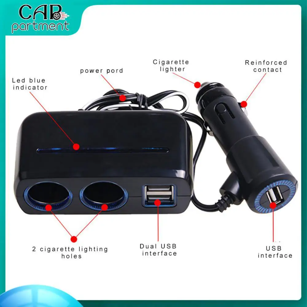 

Прочное автомобильное зарядное устройство Flash Charge One с двумя универсальными портативными автомобильными зарядными устройствами, практично...