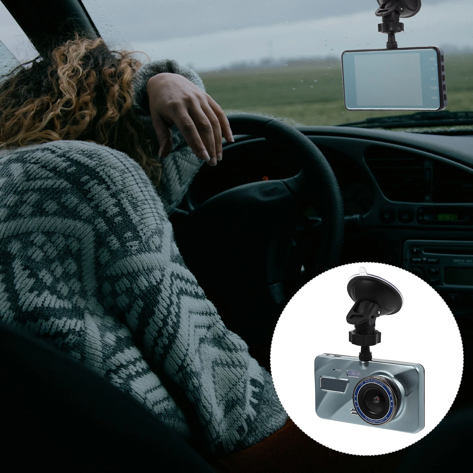 

1pc Simple Convenient Practical Durable Creative Driving Recorder Dash Cam for Car