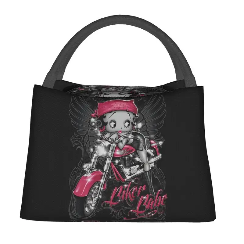 Аниме фильмы Boop Bettys Изолированные сумки для обеда женщин мультяшный портативный