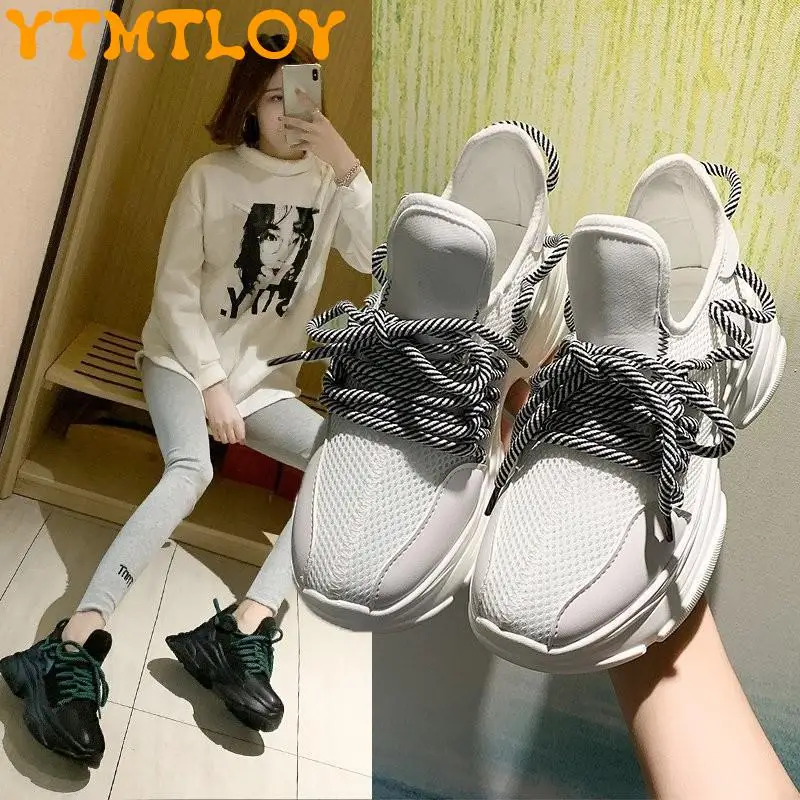 

Женская обувь весна-осень, дышащая повседневная обувь, студенческие беговые кроссовки, спортивная обувь, трендовая спортивная обувь для же...