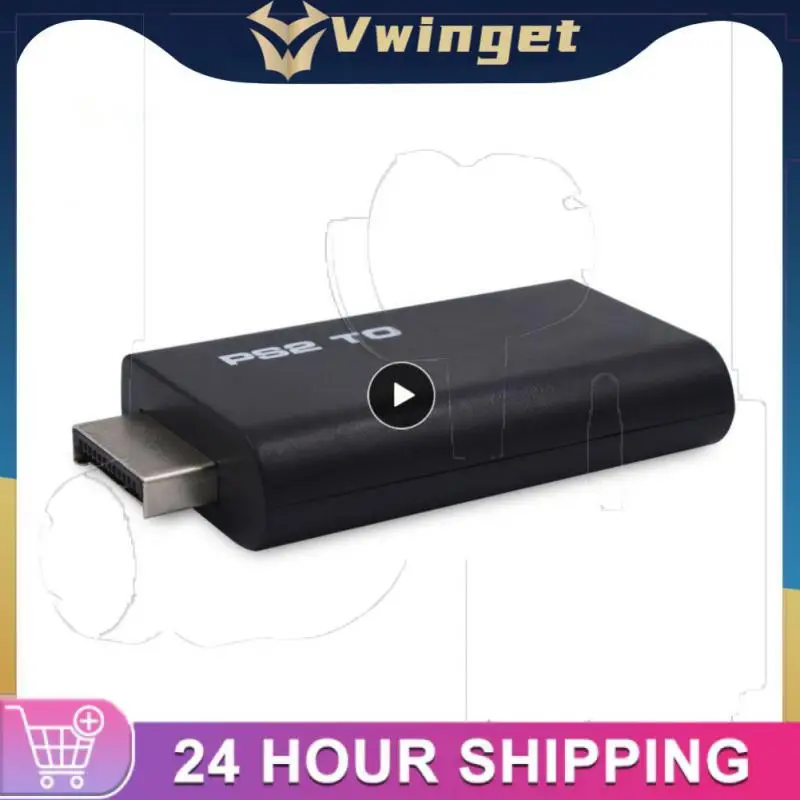 

Compatible Adapter Supports All Ps2 Display Modes Converter With Audio Outpu 480i/480p/576i Audio Video Converter Ps2 To