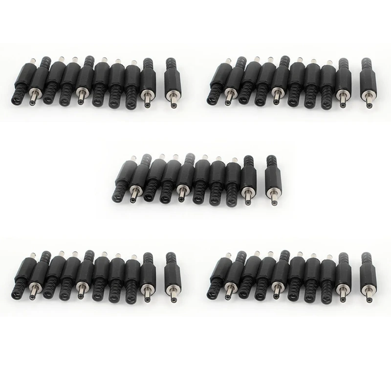 

New Spare Parts 3.5Mm X 1.35Mm DC Power Male Plug Jack Connector 50Pcs
