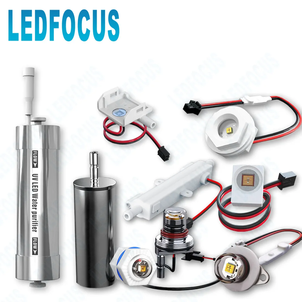 

Waterproof Deep UV LED Ultraviolet Lamps 270nm 275nm 280nm UVC 12V 24V For Water Purification Disinfection Sterilization