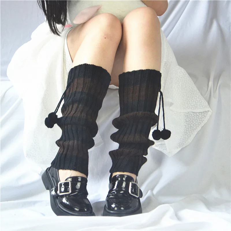 1pair Knit Winter Leg Warmers Women Loose Style Girl Boot Knee High Thigh Boot Stockings Leggings Warm Boots Leg Heap Heap Socks