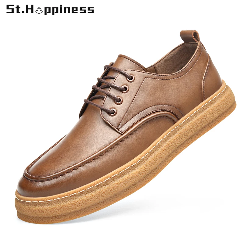 

Новинка 2022 года; Мужская обувь из натуральной кожи; Брендовые Роскошные водонепроницаемые мокасины; Модная повседневная обувь высокого кач...