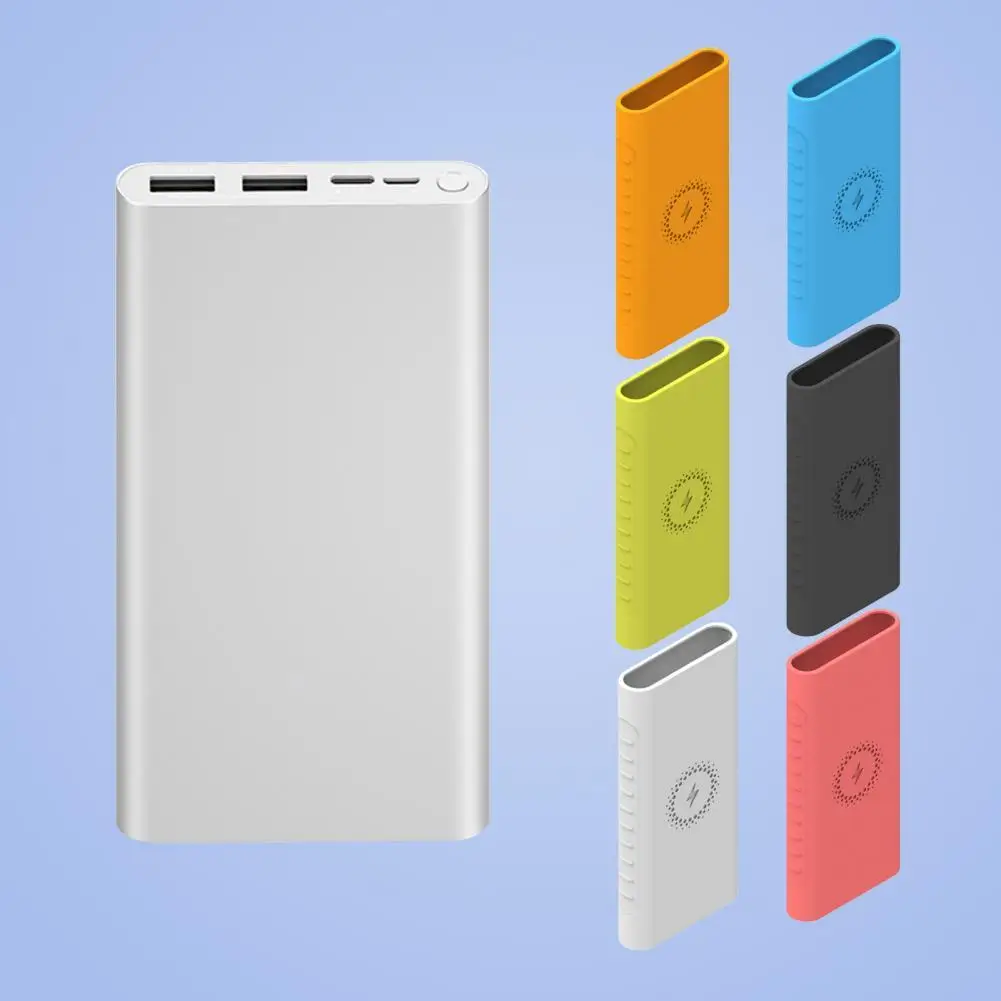 

Silicone Protector Smooth Anti-fall for Xiaomi Mobile Power Generation 3 10000mah Fast Charging Version Fashionable Green for Xi