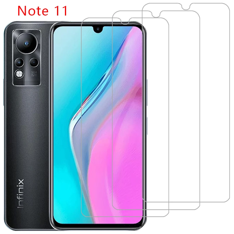 Чехол из закаленного стекла для телефона infinix note 11 задняя крышка на infinity note11 not not11