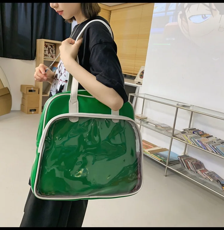 

2022 New Fashion Pu Women's One Shoulder Handbag Large Capacity Short Distance Travel Sports Fitness Bag Purses and Handbags