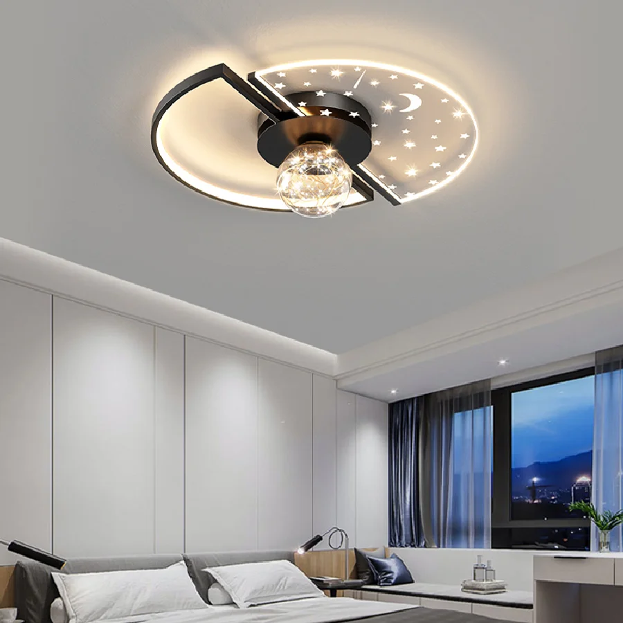 

Modern Minimalist Ceiling Lights Luxury Nordic Starry Living Room Lamps Creative Loft Decor Bed Bedroom Home Light Fixture