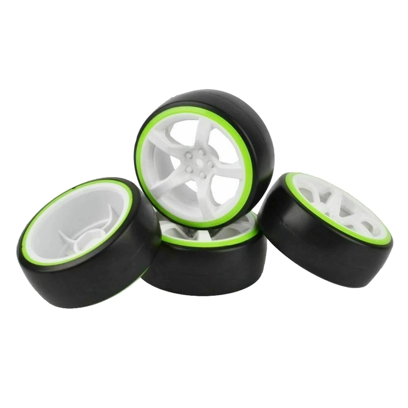 

4 шт., радиоуправляемые дрейф, обода/шины для Tamiya гоночное автомобильное колесо/TT-01 HSP Kyosho 1/10, обновленные детали для гоночного автомобиля