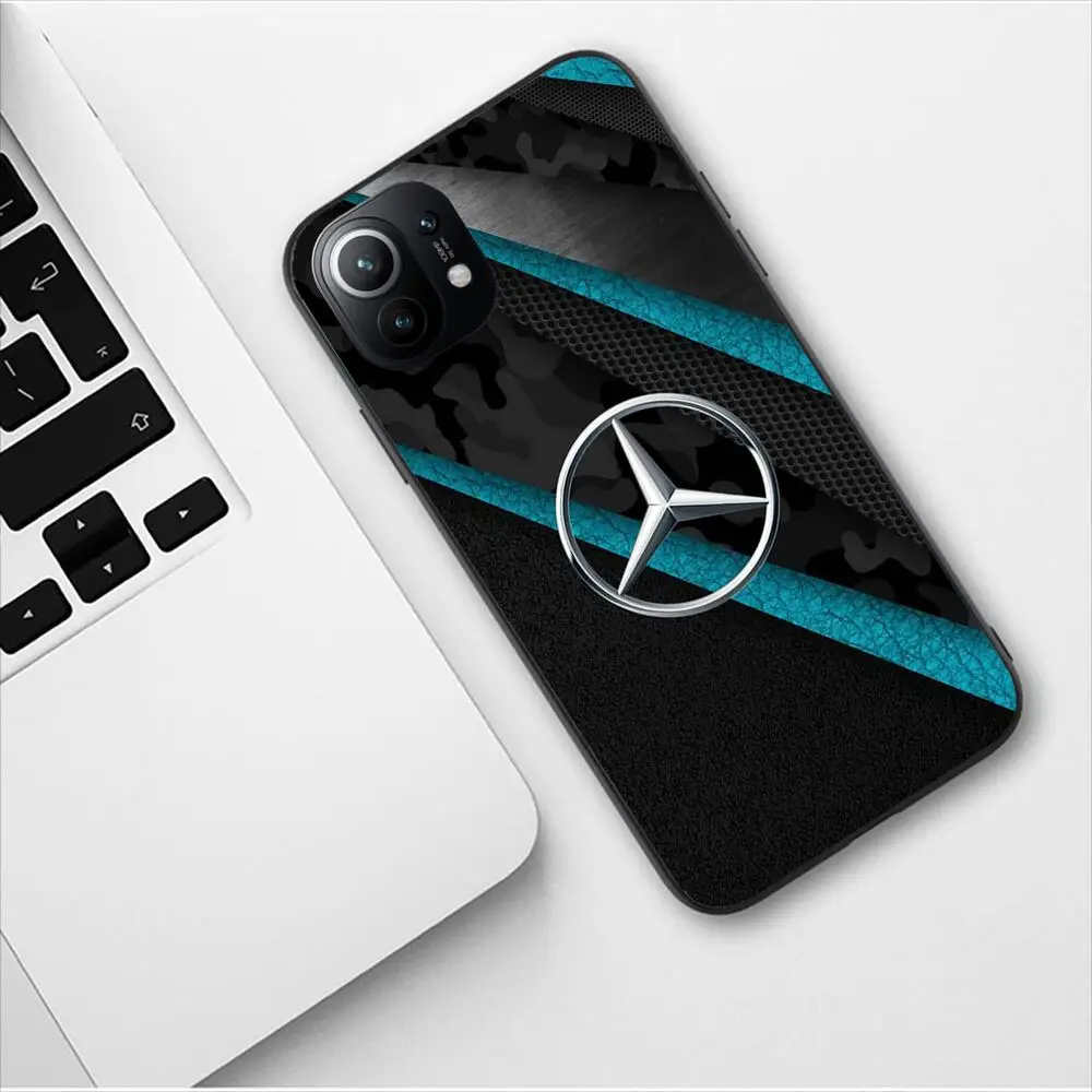 Mercedes Benz Phone Case For Xiaomi 13 12 11T 9 11 10C 9T 8 9SE 11i Lite Ultra Note10 Poco F3 M4 M3 Pro New Black Phone Covers