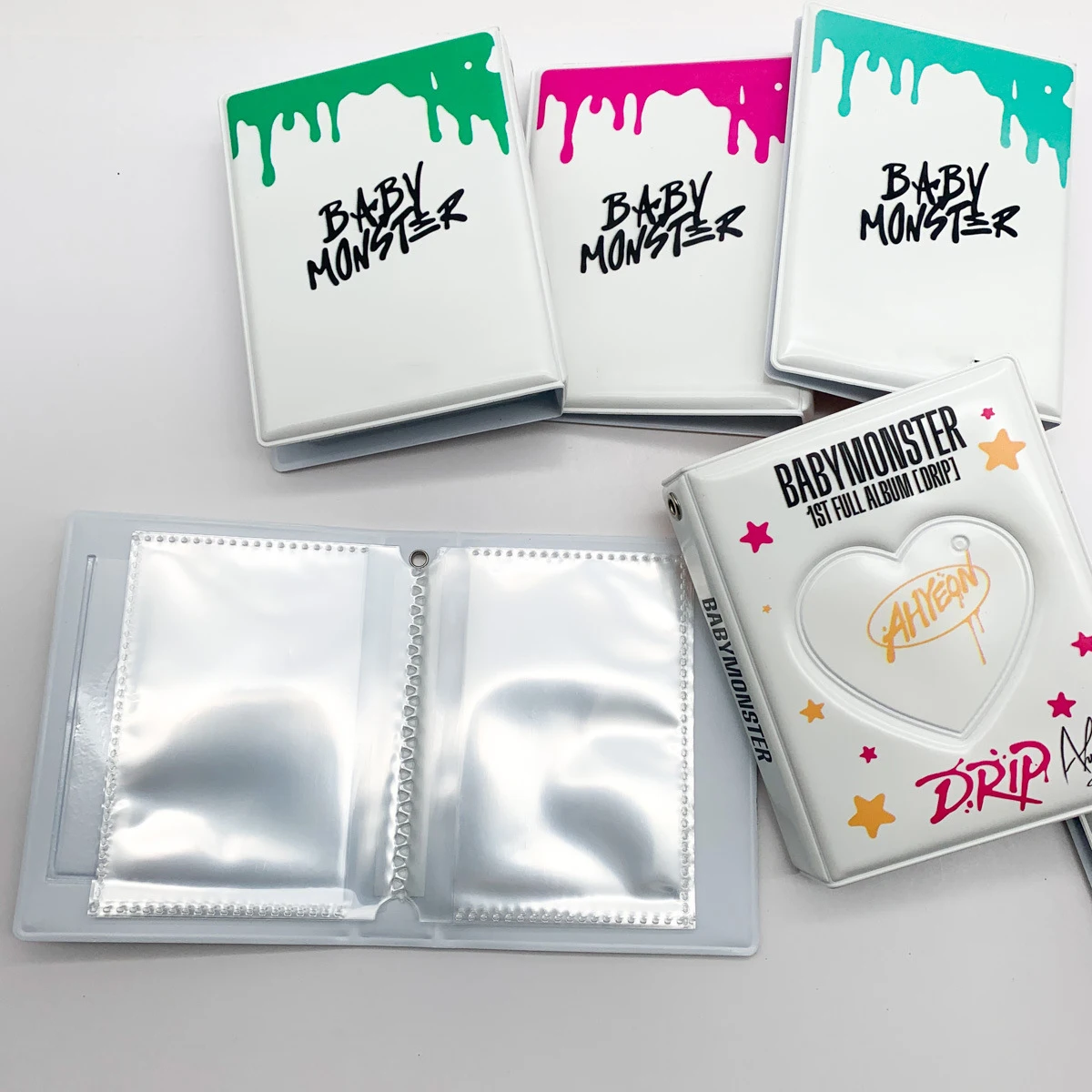 16 шт. KPOP BABYMONSTER DRIP HD печатная карта альбом RUKA ASA AHYEON RORA RAMI PHARITA ПВХ обложка карты