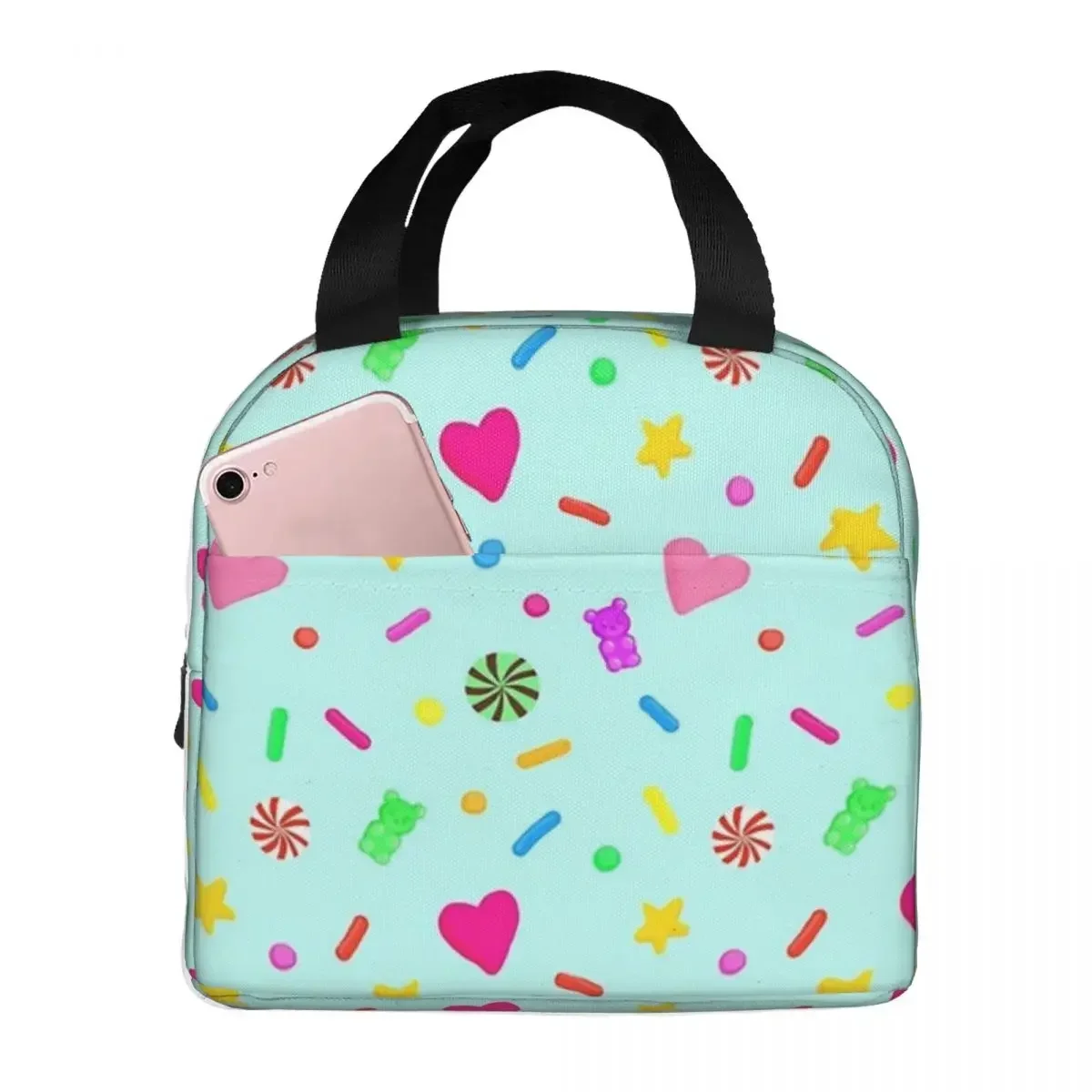 Пакеты для ланча Vanellope vonswiss с узором коробка бенто многоразовые сумки пикника