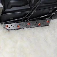 1 pair chassis armor side step panel stainless steel upgraded parts for arrma 17 fireteam rc car