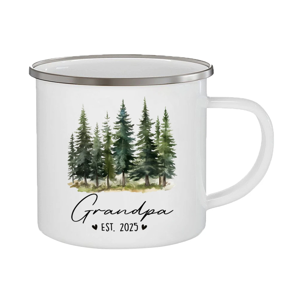 Реклама на бабушки и дедушки 2025 эмалированная Кружка объявление малышей Подарки