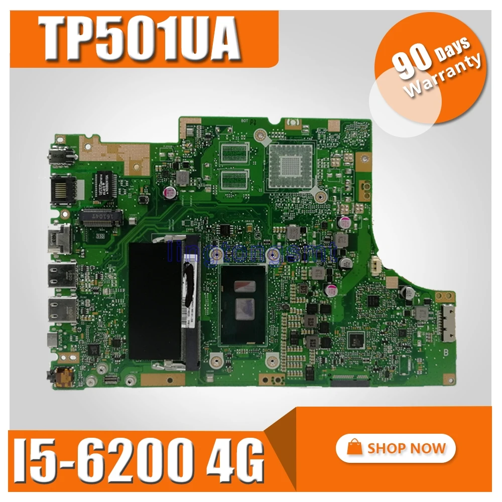 

TP501UA материнская плата I5-6200/6198 встроенная 4 ГБ ОЗУ для Asus TP501UA TP501U TP501UQ TP501UB материнская плата для ноутбука TP501UA материнская плата