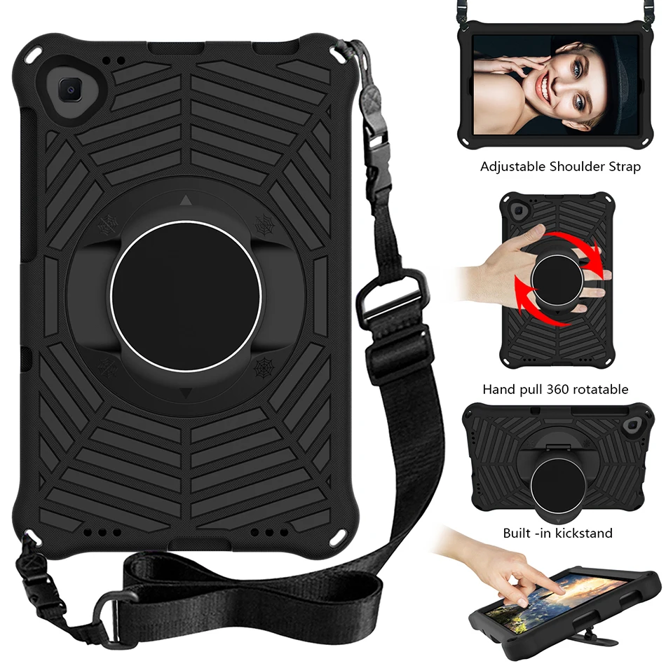 

Case for Xiaomi MiPad 4 Plus 10.1 Kids EVA Shockproof Case For Mi Pad 4 Plus 10.1 inch with Strap and Rotatable Kickstand+Pen