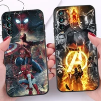 marvel avengers phone cases for xiaomi redmi 10 note 10 10 pro 10s redmi note 10 5g back cover carcasa