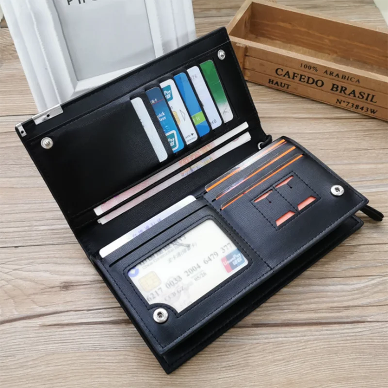 men long wallet clutch bag credit card holder purses carteira masculina carteras billetera hombre pu leather money portfe carte free global shipping